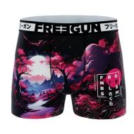 Boxer Noir/Rose Garçon Freegun Cerisier pas cher