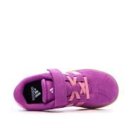 Baskets Violet Fille Adidas Court 3.0 vue 4