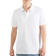 Polo Blanc Homme Calvin Klein Jeans Casual Pique