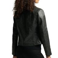 Veste Noire Femme Superdry Studios vue 2