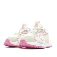 Baskets Écru/Rose Fille Puma Outline vue 6