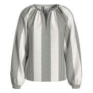 Blouse Blanche/Grise Foncé Femme Vila Zoffe pas cher