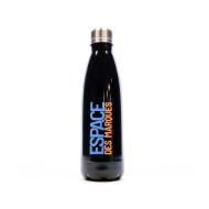 Gourde en acier Noire 700ml pas cher