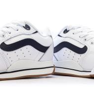 Baskets Blanc/Noir Homme Vans Old Skool Canvas Block B vue 7