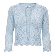 Cardigan Bleu Femme JDY Sun 3/4 Cropped vue 2