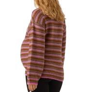 Pull de Grossesse Rose/Marron Femme Mamalicious Sandra vue 2