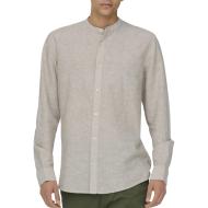 Only & Sons Caiden Light Grey Men’s Shirt affordable