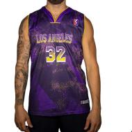 Los Angeles 32 Maillot de basket Violet Homme Sport Zone pas cher