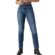 Jean 501 Bleu Femme Levi's Med Indigo pas cher