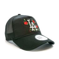 Casquette Trucker Noir Femme New Era Flower Losdod vue 2