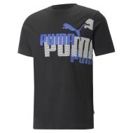 T-shirt Noir/Bleu Homme Puma Power pas cher