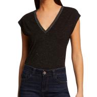T-shirt Noir Femme Morgan Dayan