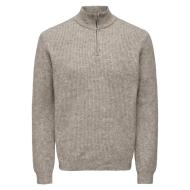 Pull Marron Homme Only & Sons Tegan Vintage vue 3