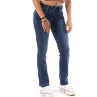 Jean Regular-Fit Bleu Foncé Femme Pepe jeans Genn pas cher