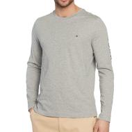T-shirt Manches Longues Gris Homme Tommy Hilfiger Tommy Slee pas cher