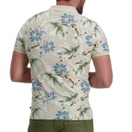 Polo Beige à Motifs Homme Petrol Industries POL908 vue 2