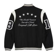 Chaqueta Converse Luxury Varsity Bomber Negro, Hombre ver 2