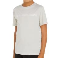 T-shirt Gris Garçon Calvin Klein Jeans IU0IU00599