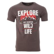 T-shirt Marron Homme Best Mountain 2005
