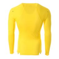 T-shirt Manches Longues Jaune Homme Nike Technique vue 2