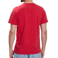 T-shirt Rouge Homme Tommy Hilfiger Essential Flag vue 2