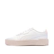 Baskets Blanches/Roses Femme Puma Carina 3.0 Cutie pas cher