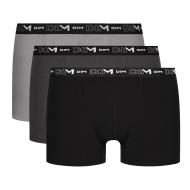 X3 Boxershorts Schwarz/Grau Herren Dim Baumwolle Stretch