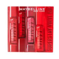 Coffret 4 Encres à lèvres Gemey Maybelline Longue Tenue pas cher