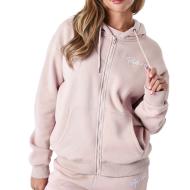 Sweat Zippé Rose Femme Project X Paris Basic Full Logo pas cher