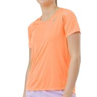 T-shirt Orange Fluo Femme Nike Race Top pas cher