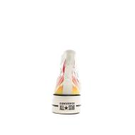Baskets Blanches/Orange Femme Converse All Star Lift vue 3