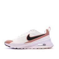 Baskets Blanches/Roses Femme Nike Air Max Nuaxis pas cher