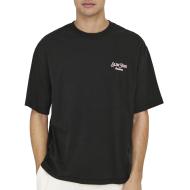 T-Shirt Noir Homme Only & Sons Malik
