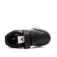 Baskets Blanches/Noires Garçon Adidas Tensaur vue 4
