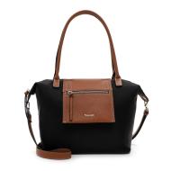 Sac Bandoulière/Main Noir/Marron Femme Tamaris pas cher