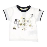 T-shirt Blanc Garçon EOM Zafio pas cher