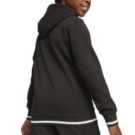 Sweat Zippé Noir Garçon Puma Squad Full vue 2