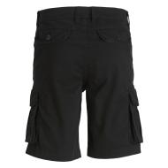 Short Cargo Noir Garçon Jack & Jones Zeus vue 4