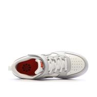 Baskets Blanches/Grises Garçon Nike Court Borough Low vue 4