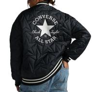 Blouson Noir Femme Converse Padded vue 2