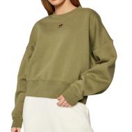 Sweat Kaki Femme Adidas Esential pas cher