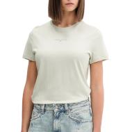 T-Shirt Vert Femme Tommy Hilfiger Linear pas cher