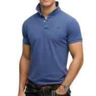 Polo Bleu Homme Superdry Classic Pique