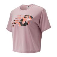 T-Shirt rose femme New Balance Planimal Tee Oxygen pas cher