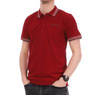 Polo Rouge Carmin Homme Teddy Smith Pasian