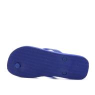 Tongs Bleu Mixte Havaianas Logomania Awlab vue 2