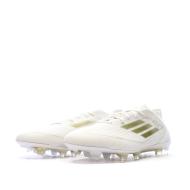Chaussures de Foot Blanc/Doré Homme Adidas F50 PRO FG vue 6