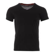 T-shirt Noir Homme Schott V Neck Basic