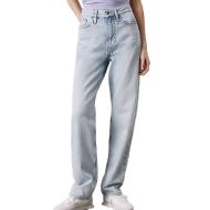 Jean Bleu Femme Calvin Klein Jeans High Rise pas cher