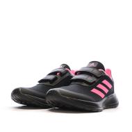 Baskets Noires/Roses Garçon/Fille Adidas Tensaur Run 2.0 vue 6